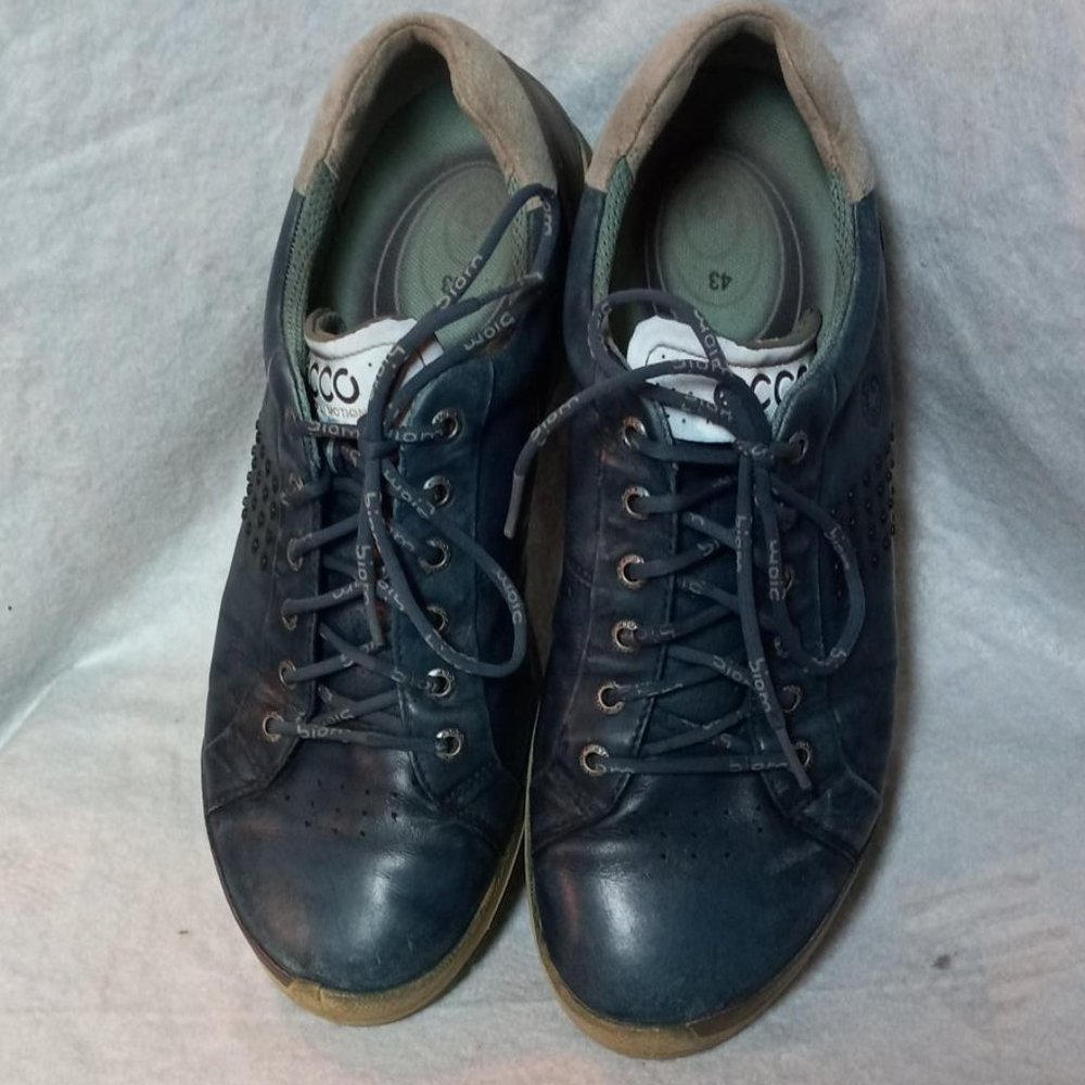 Golf Mens ECO Spikeless Golf shoes , Blue leather , Mens 10 Us 45EU, Sneakers